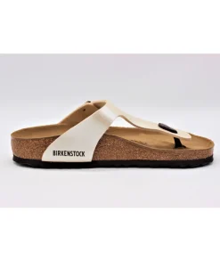 Birkenstock Gizeh Birko Graceful Pearl White