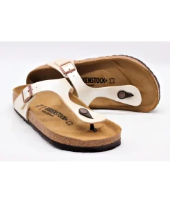 Birkenstock Gizeh Birko Graceful Pearl White
