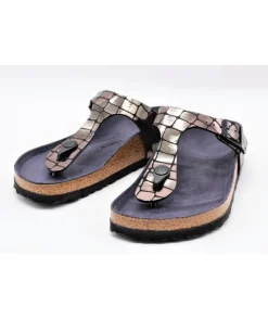 Birkenstock Gizeh Gator Gleam Black
