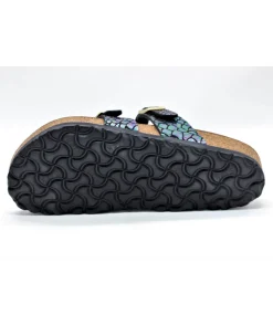 Birkenstock Mayari Shiny Snake Noir