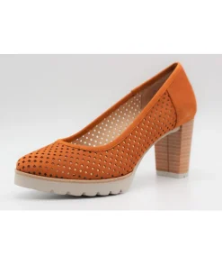 Gadea Escarpin 40574 Velours Curry