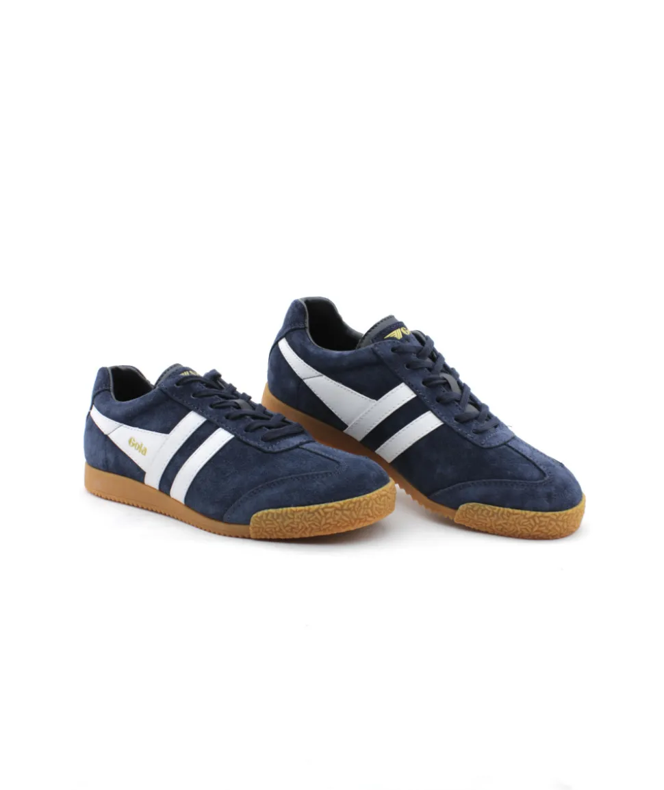 Gola Harrier Suede Navy White